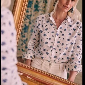 Sezane Tomboy Shirt in Organic Cotton